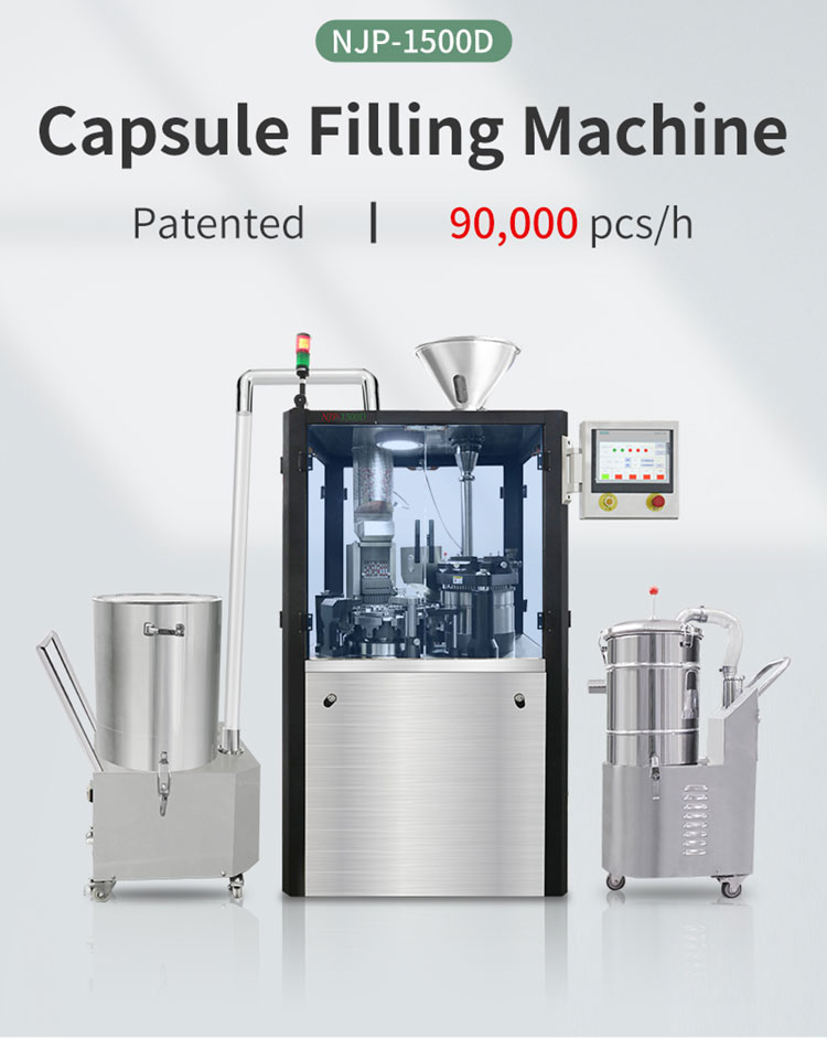 máquina de llenado de cápsulas automática njp1200c