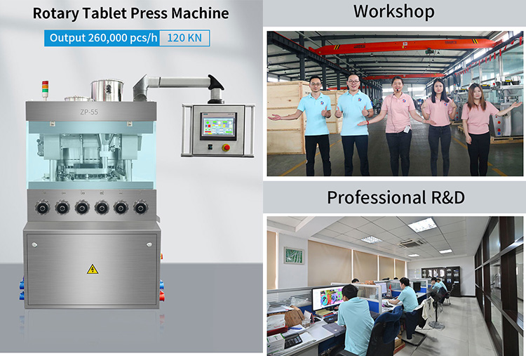 máquina automática de prensa de tabletas de medicina