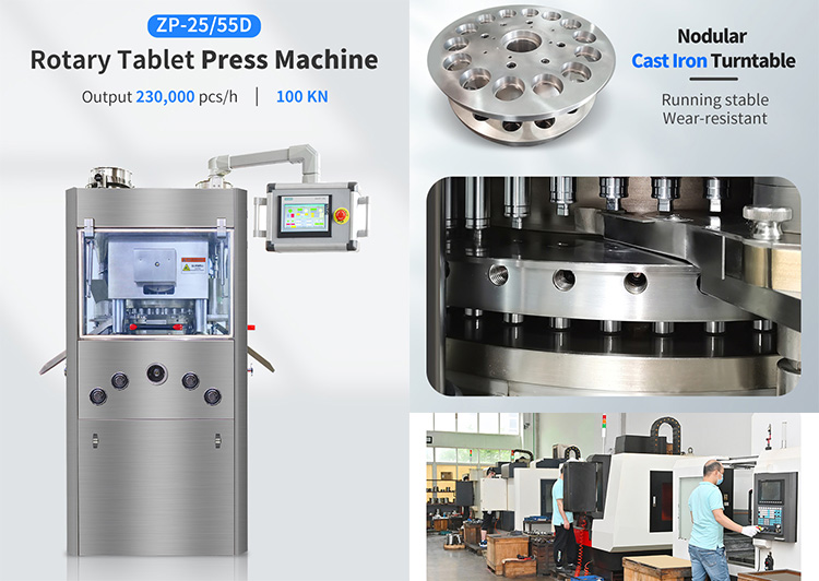 prensa automática de tabletas de alta velocidad