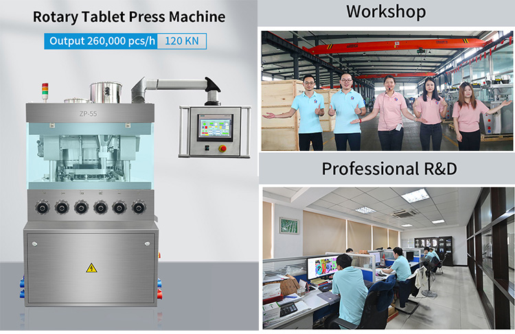 máquina de prensa de tabletas gmp