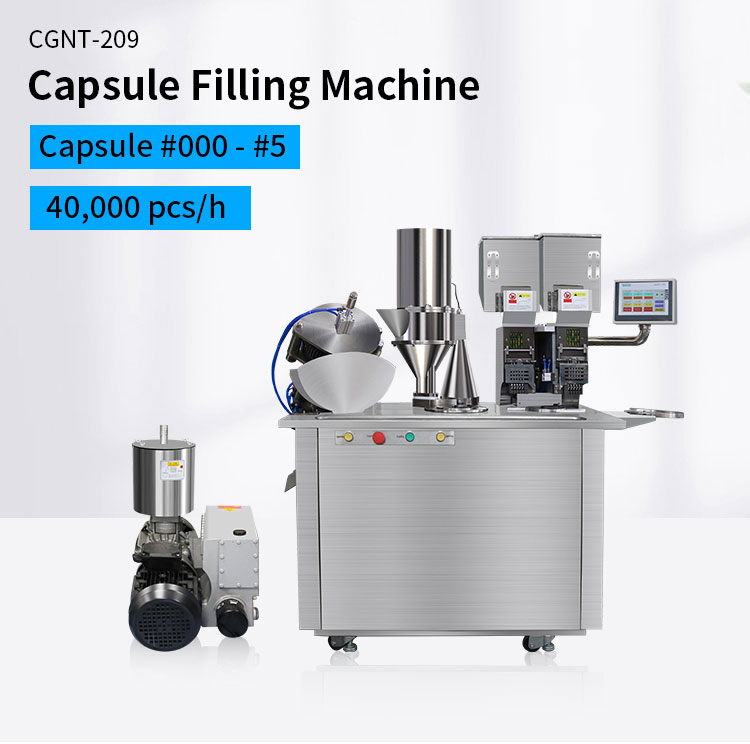 máquina de llenado de cápsulas de gelatina dura farmacéutica