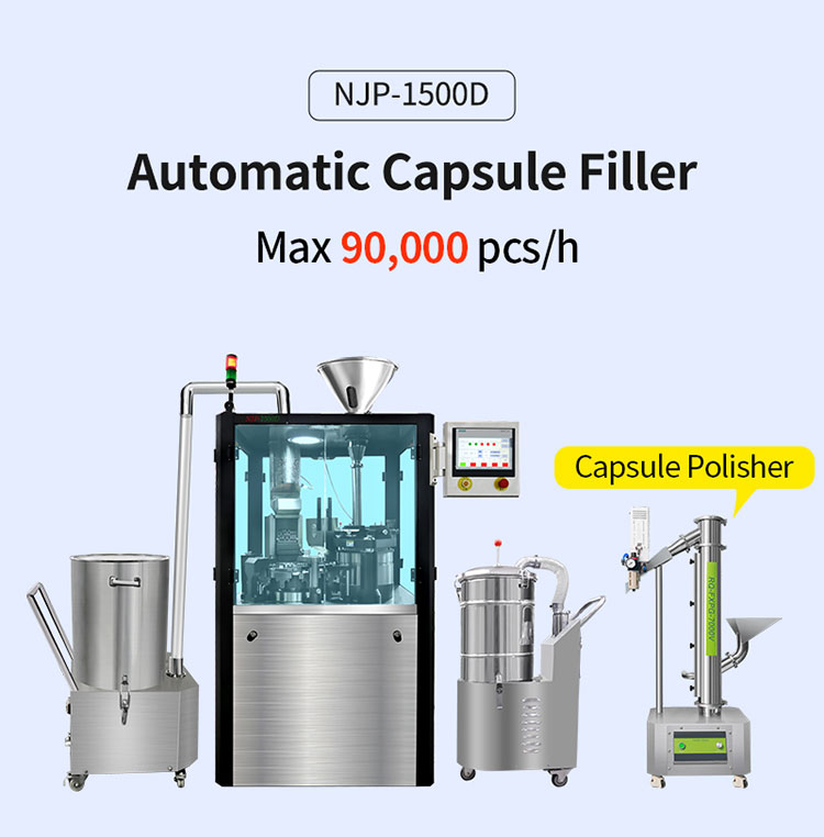máquina de encapsulación de cápsulas njp