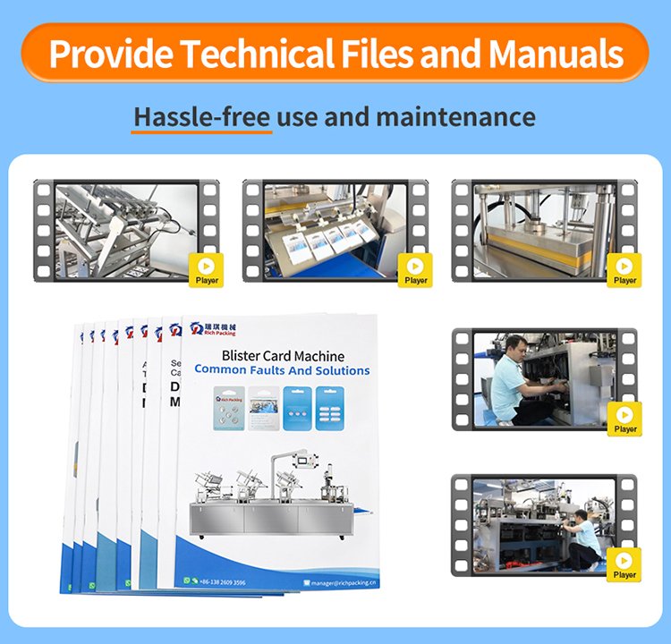 automatic blister card packing machine