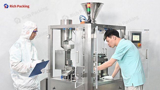 Quality inspection of the fully automatic capsule machine