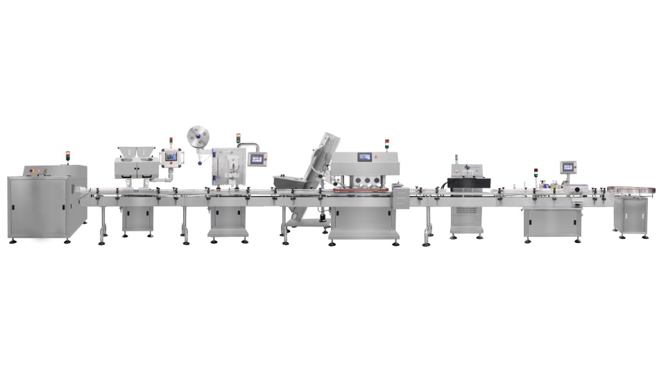 Rich Packing 16 Channel Capsule Counting Machine Production Line