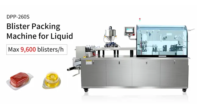 blister packing machine for liquid honey packaging