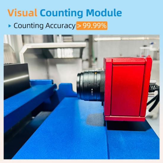 Visula counting machine