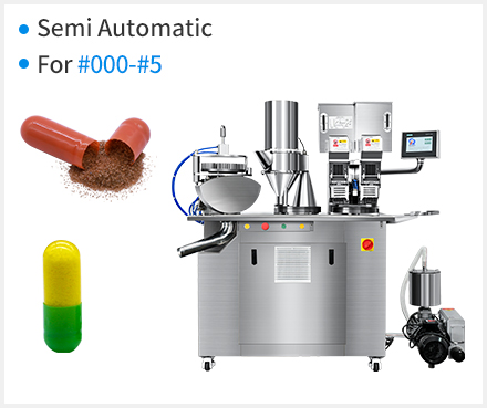 Máquina de llenado de cápsulas semiautomática