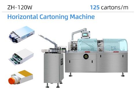 Máquina empacadora de cajas de cartón horizontal ZH-120W