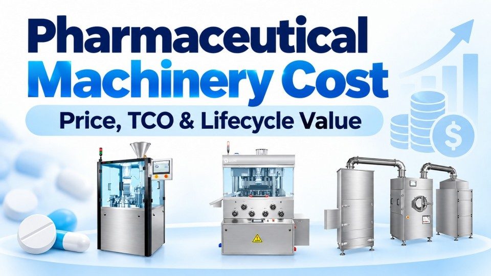 Coste de maquinaria farmacéutica: una guía práctica sobre el precio, los costes operativos y el coste total de propiedad (TCO)