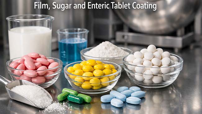 Film Coating vs Sugar Coating vs Enteric Coating: A Complete Guide to Choosing the Right Tablet Coating