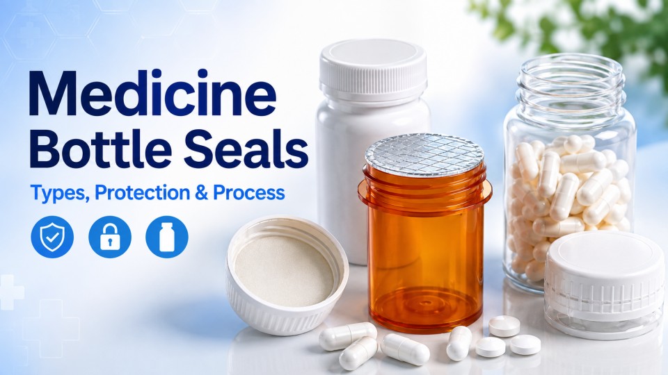 Sellos de frascos de medicamentos: Una guía completa sobre tipos, protección y procesos de envasado