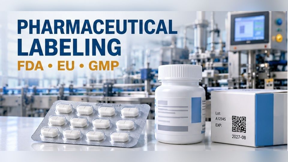 Requisitos de etiquetado farmacéutico: Normas de la FDA, la UE y controles de envasado GMP