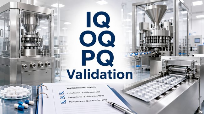 Validación IQ OQ PQ: 7 comprobaciones críticas para la calificación de equipos farmacéuticos