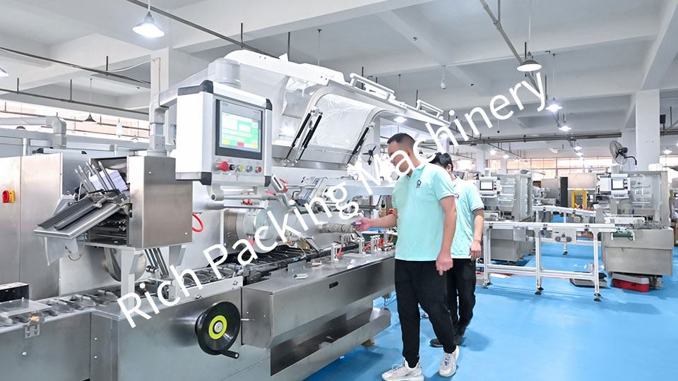 Cartoning Taller de producción de máquinas.